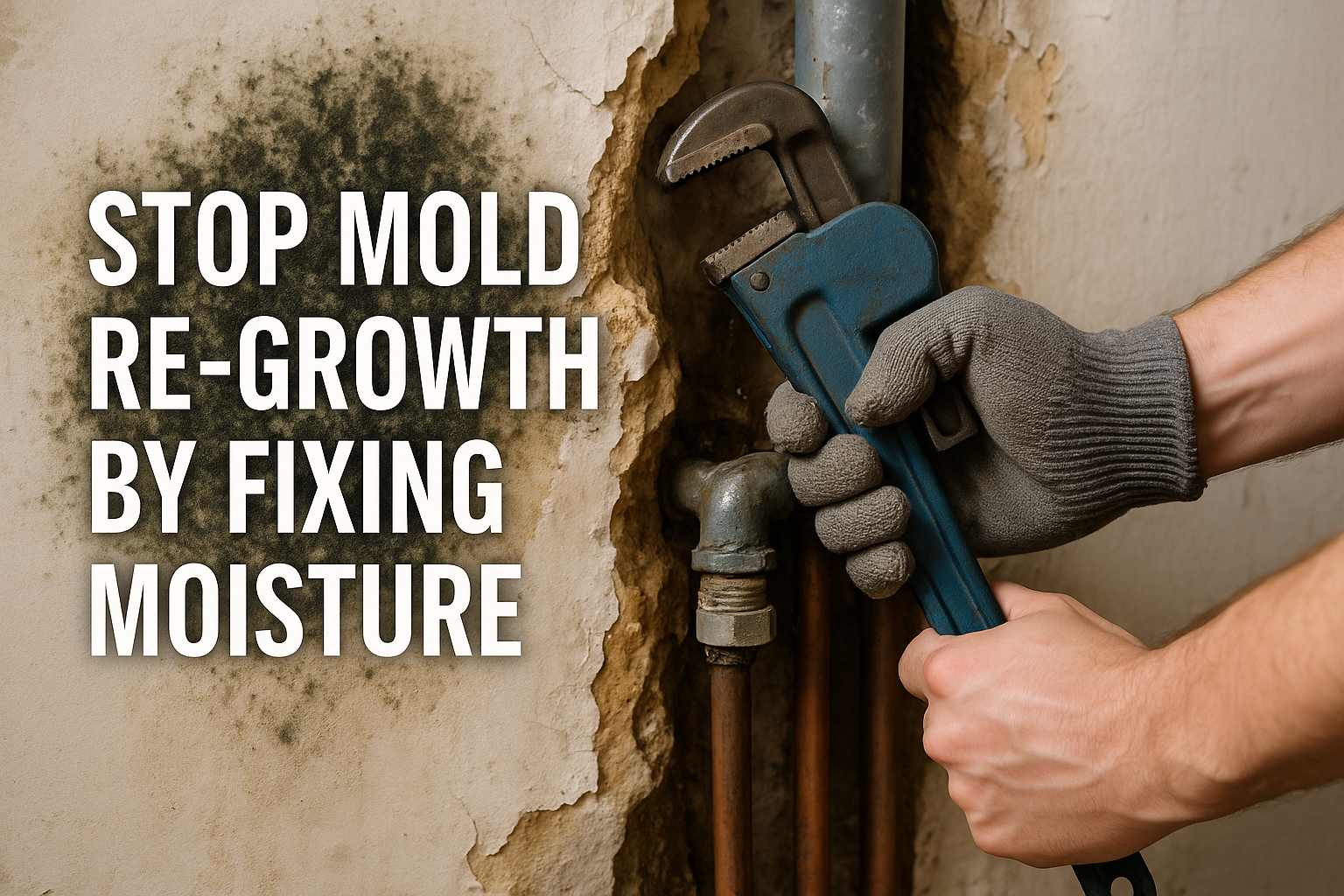 How to Stop Mold Re‑Growth by Fixing Moisture – Solving the Root Cause