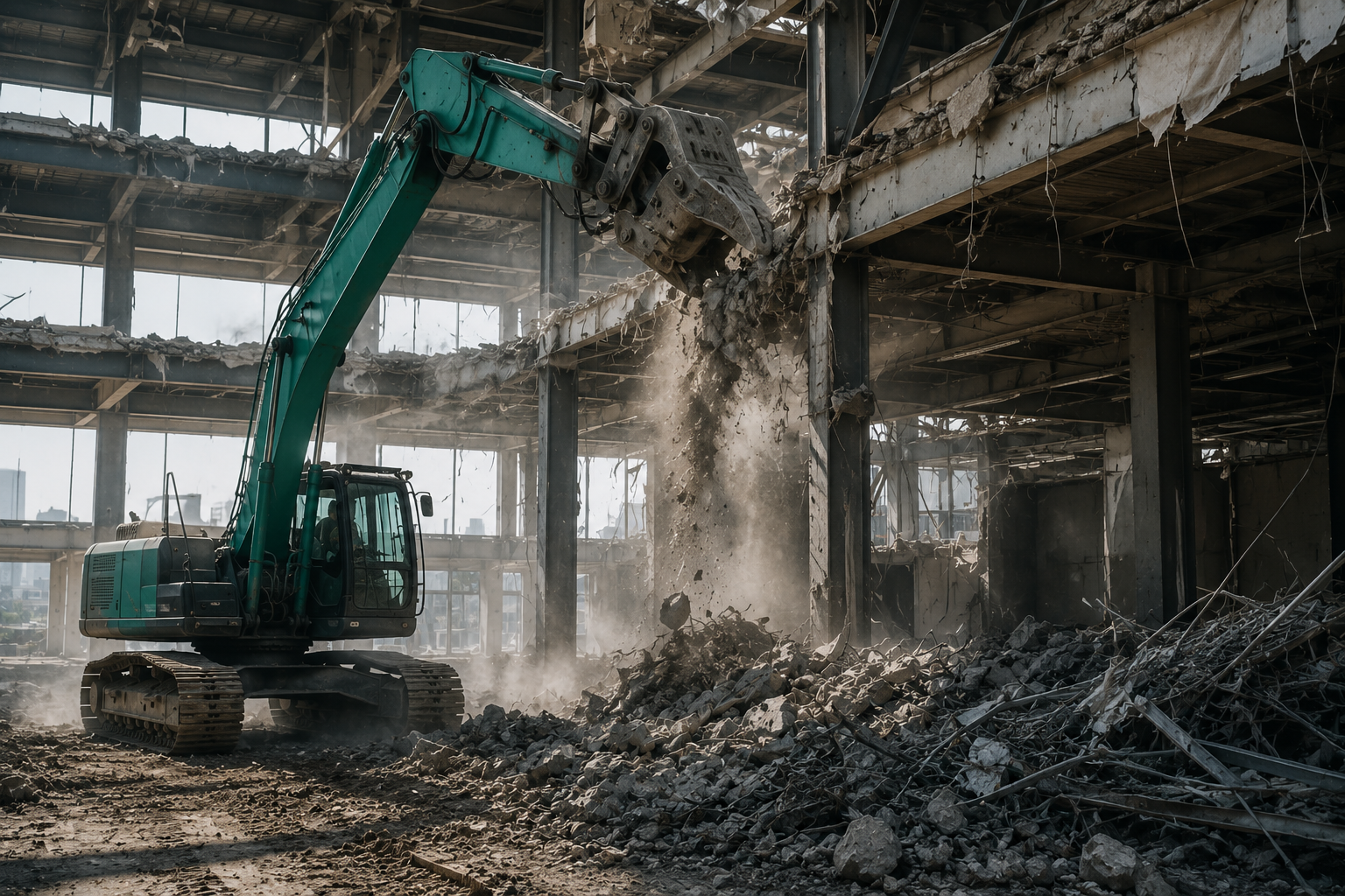 Interior demolition and renovation preparation for a Whistler property
