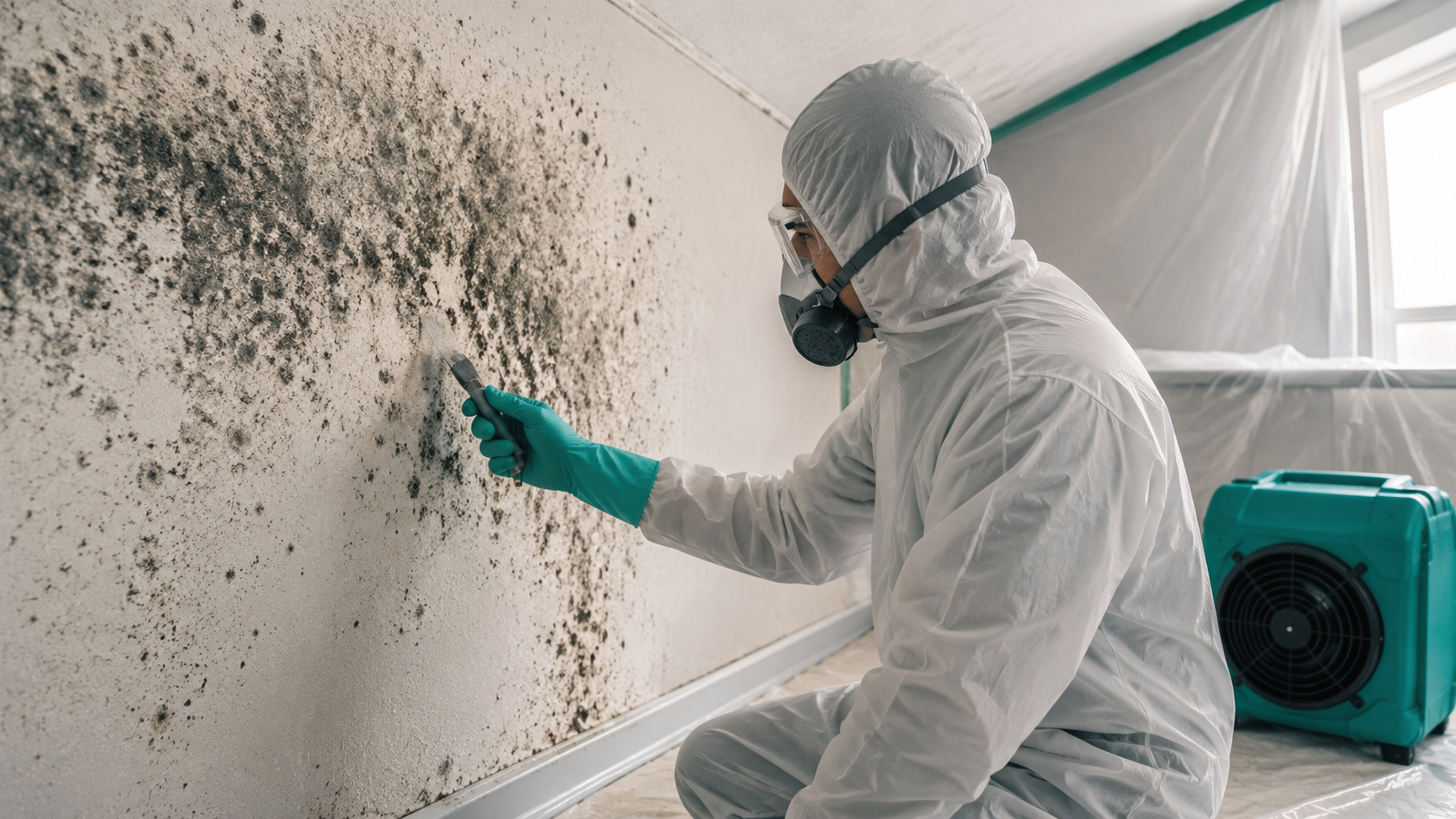 Professional mould remediation work in Metro Vancouver