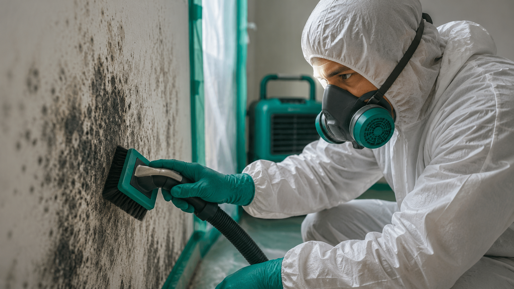 Professional mold removal and surface cleaning in a Coquitlam property